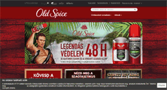 Desktop Screenshot of oldspice.hu